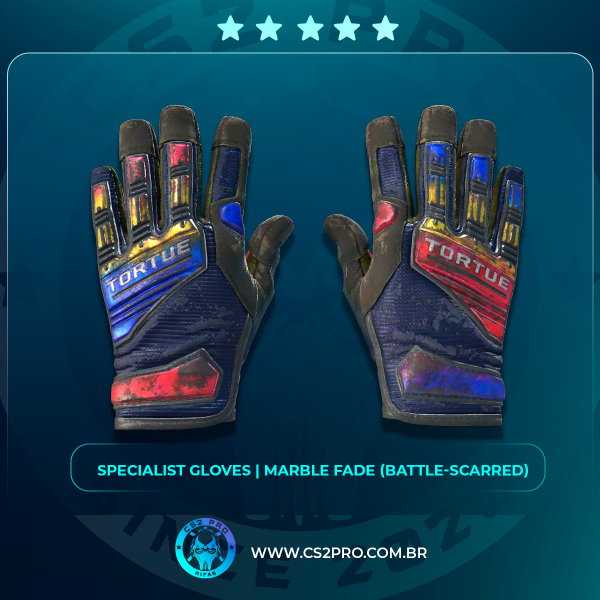#0606 ★ Specialist Gloves | Marble Fade